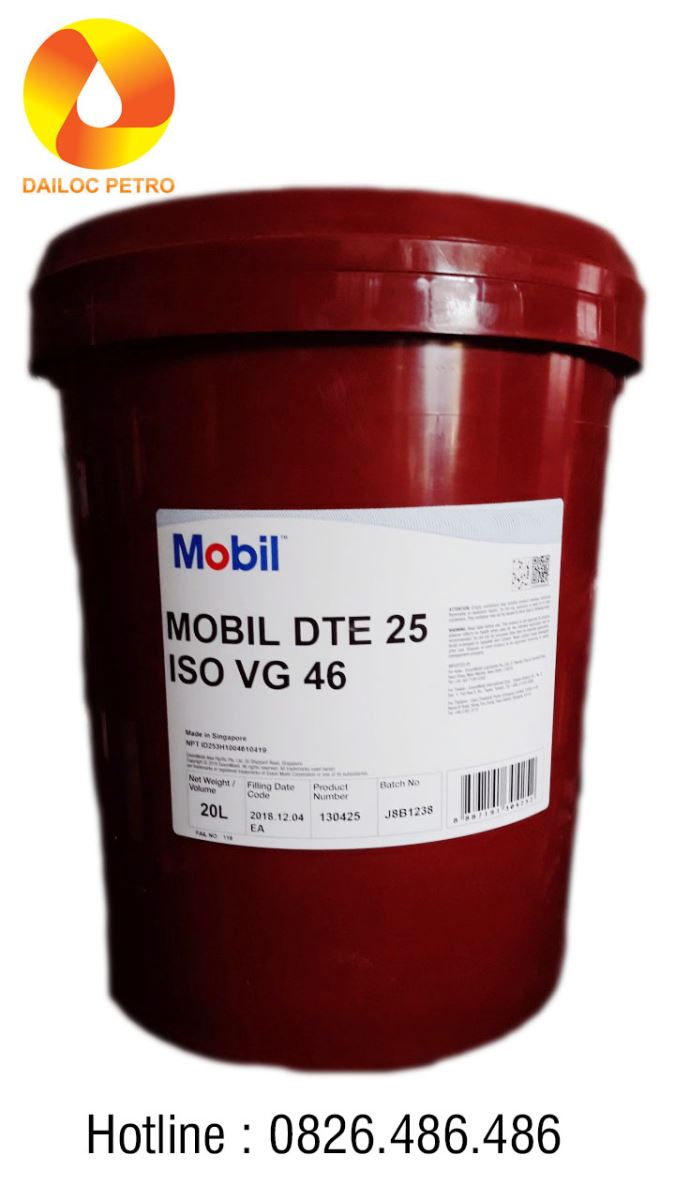 Dầu thủy lực Mobil DTE 25 ISO VG 46